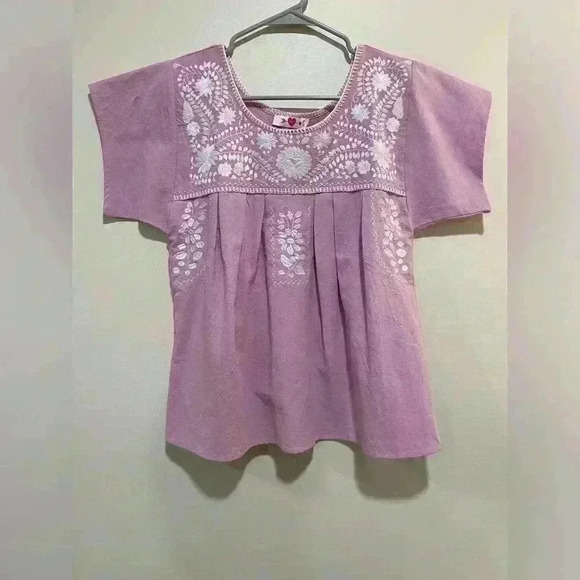 NWOT BUDDY LOVE ANNISTON EMBROIDERED TOP - VIOLET S - Picture 3 of 12